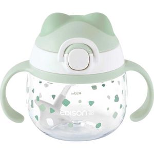 KJC Edison Mama Animal Mug, Straw Type with Weight, Green