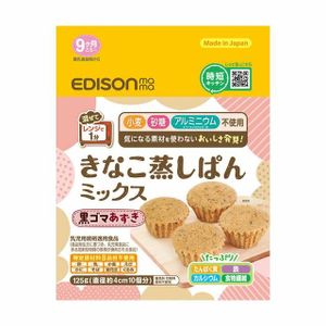 KJC Edison Mama Soybean Flour Steamed Bread Mix, Black Sesame and Azuki Bean