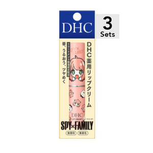 DHC Medicated Lip Balm [Anya] Sparkling Spy Family Moisturizing Lip Balm ( Set of of 3)