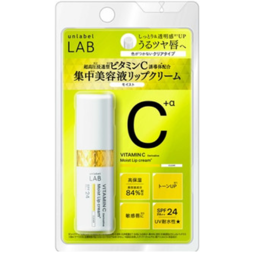 언레이벨 랩 V 모이스트 UV 립 크림 4g 색이 붙지 않는 CLEAR 타입 무향료 무착색 unlabelLAB