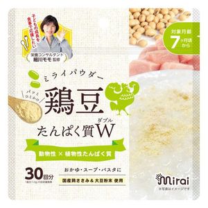ビタットジャパン ミライパウダー 鶏豆 たんぱく質W