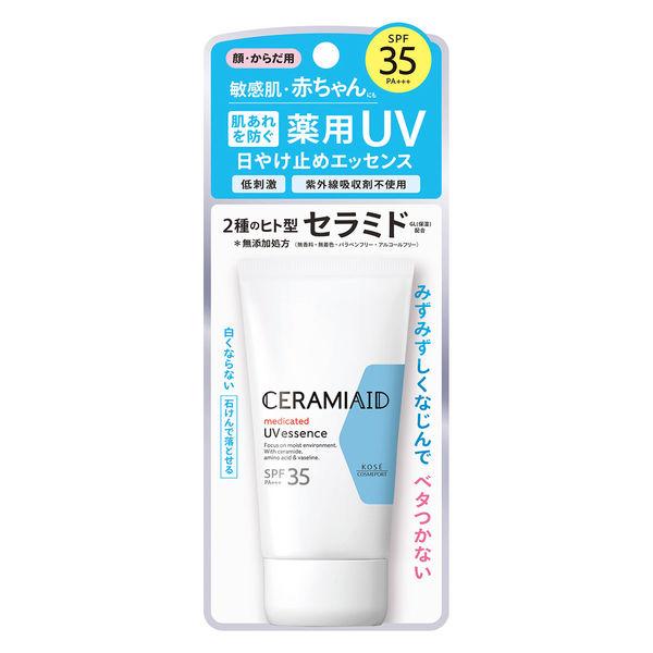KOSE Cosmeport CeramiAid Medicated Face & Body Wash, Pump Bottle