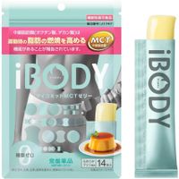 iBODY 마이 커밋 MCT 젤리 푸딩 맛 15g×14개