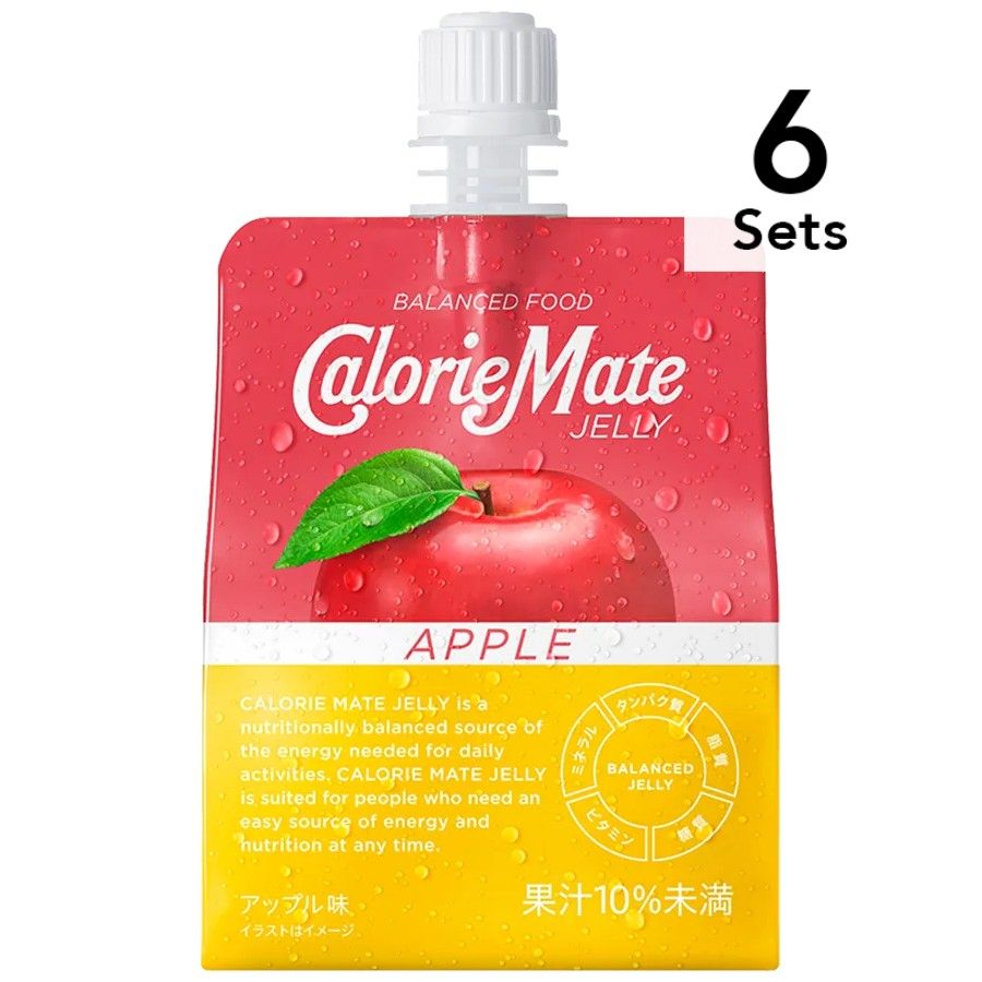 [6入組] CalorieMate蘋果口味果凍 215克