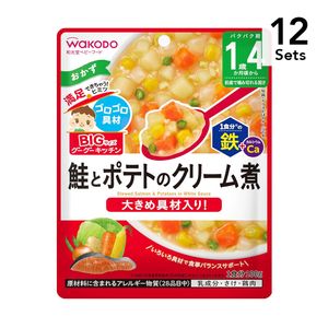 [Set of 12] BIG size Goo Goo Kitchen Salmon and Potato Cream Stew 100g