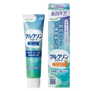サラヤ 薬用ハミガキ クルクリン PGガード 美白ケアプラス ハーバルミントの香味