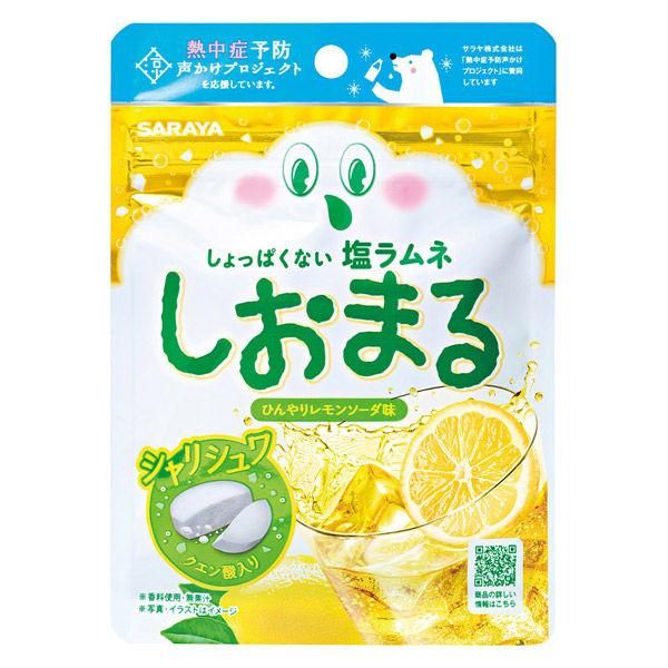 Saraya Salt Ramune Shiomaru (Not Salty) - Cool Lemon Soda Flavor