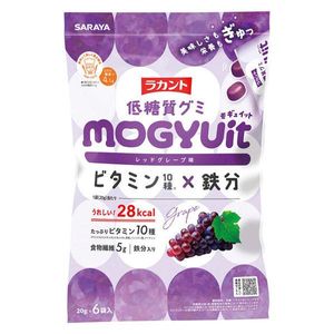 Saraya 乐甘健低碳水化合物软糖 MogyuitRED葡萄味