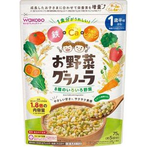 朝日食品集團和光堂幼兒食品 蔬菜格蘭諾拉麥片（8種混合蔬菜）