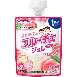 朝日食品集團和光堂幼兒食品第一款果凍桃子口味