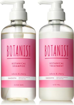 BOTANIST 柔順洗髮精及護理套裝，櫻花櫻桃香型