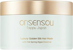 ONSENSOU Golden Silk Hair Mask 180g Intensive Care Glycerin Collagen Protein
