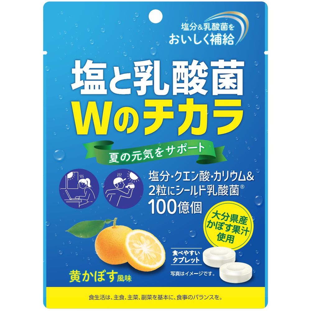 UsukiChemical Salt and Lactic Acid Bacteria Double Power Yellow Kabosu Flavor 44g