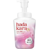 사자 하다카라 모이스트 바디 케어 비누 거품 타입 플로럴 꽃다발 향기 본체