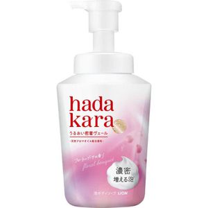 Lion Hadakara 保濕身體護理皂，泡沫型，花香型（主機）