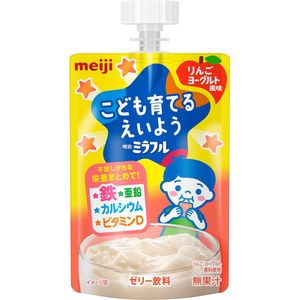 메이지 미라풀 젤리 사과 요구르트 맛 100g