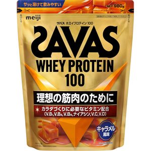 SAVAS/사바스 유청 단백질 100 캐러멜 맛 980g