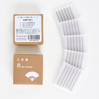"Eight-tenths Incense: Sandalwood & Agarwood" and "Incense Stand Iori Leaf" [Silver]