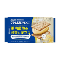アサヒ クリーム玄米 ブランプラス 豆乳&カスタード (2枚×2個入) 栄養機能食品
