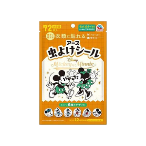 Insect repellent stickers featuring Mickey & Minnie, 72 pieces
