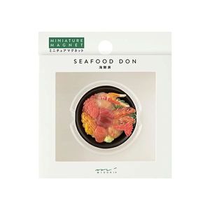 內含一個磁鐵，海鮮碗造型。