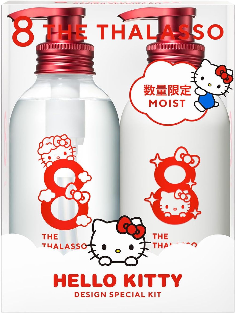 8 THE THALASSO Hello Kitty Special Design Shampoo & Treatment Set