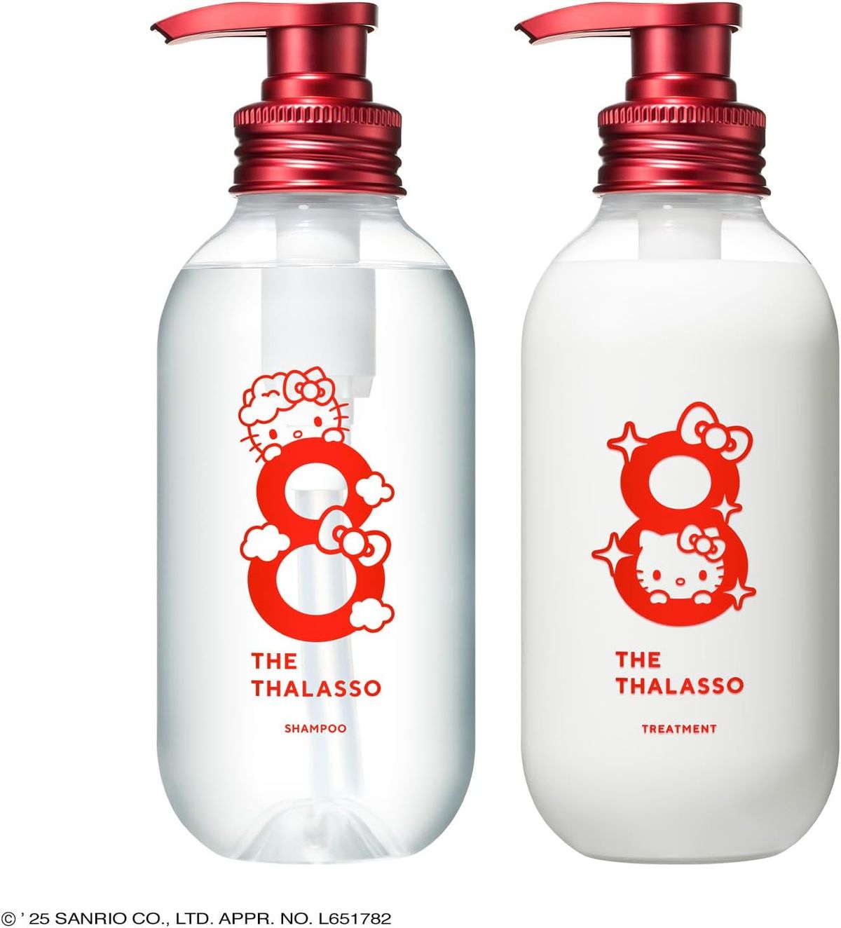 8 THE THALASSO Hello Kitty Special Design Shampoo & Treatment Set