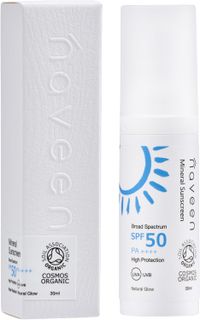 NAVEEN 矿物防晒妆前乳 SPF50_30ml 防水 100% 天然成分 有机