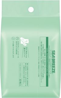 SEA BREEZE Face & Body SEA BREEZE CLEAR BOTANICAL 30 sheets x 3 Set of(Individual JAN: 4550516475602)