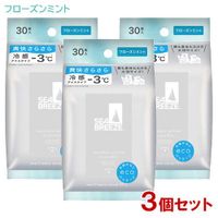 SEA BREEZE SEA BREEZE 페이스&바디 아이스시트 프로즌민트 30장×3개 세트(단품 JAN:4550516475558)