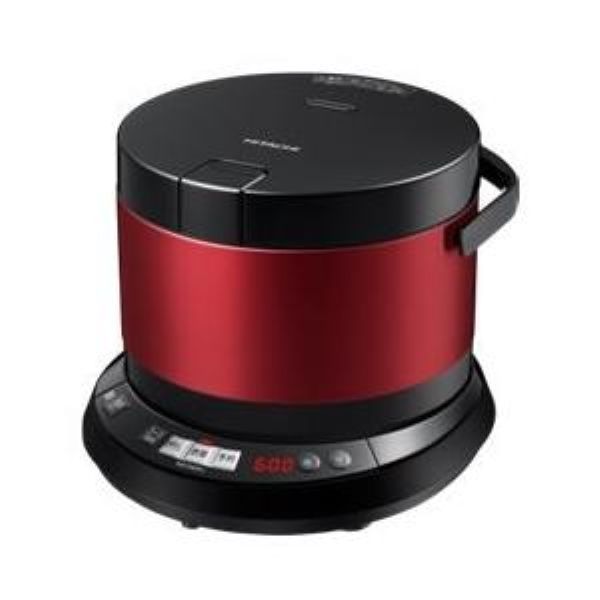 Hitachi IH Rice Cooker for Overseas Use (220V-230V Specification), 4-cup Capacity, Metallic RED, RZ-WS4Y-R