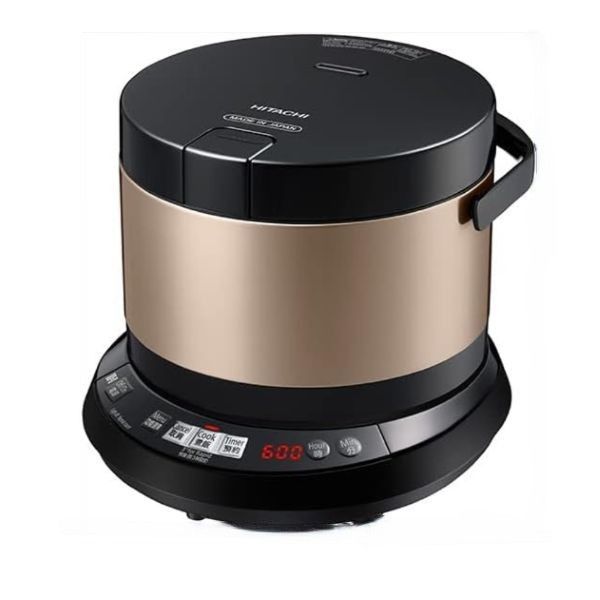 Hitachi IH Rice Cooker for Overseas Use ( 220V-230V Specifications ) , 4-cup Capacity, Champagne Gold, RZ-WS4Y-N