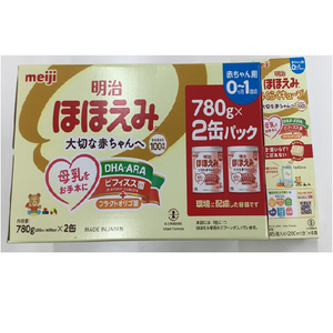 明治微笑奶粉2 罐装，附赠简易立方体小盒