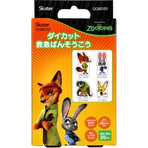 SKATER Die-Cut Adhesive Bandages - Zootopia