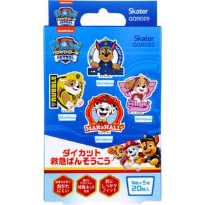 SKATER Die-Cut First Aid Bandages - Paw Patrol