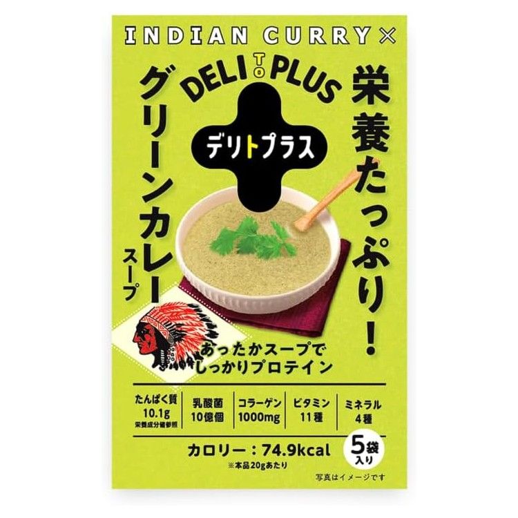 DELI TO PLUS 營養蛋白綠咖哩湯 20克 x 5包