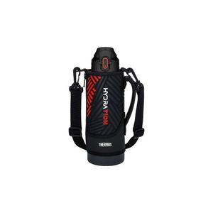 THERMOS Vacuum Insulated Sports Bottle 1L Black Orange FJS-1000F BKOR (1 piece)