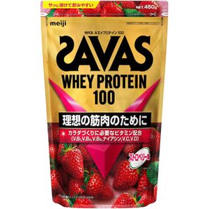 더 SAVAS/사바스 유청 단백질 100 딸기 맛 450g
