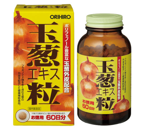 ORIHIRO Orihiro洋蔥提取物顆粒經濟600片劑