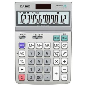 ＣＡＳＩＯ　デスク型電卓　ＤＦ－１２０ＧＴ－Ｎ