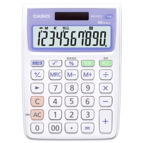 casio CASIO 迷你計算機 MW-102CL-N
