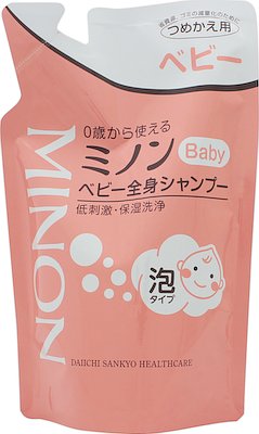 第一三共健康護理 MINON(蜜濃) MINON 嬰兒全身洗淨乳 替換裝 (300ML)
