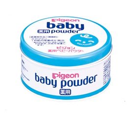 Pigeon medicated baby powder blue