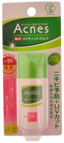 乐敦制药 曼秀雷敦 Acnes 药用抗痘UV 曼秀雷敦防晒 润色隔离霜 (30g)