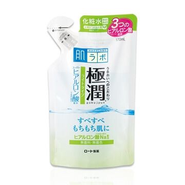 Rohto Hada Labo Gokujyun Hyaluronic Lotion Light Refill (170ML)