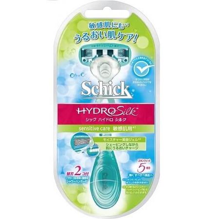 HydroSilk Holder for sensitive skin (2 replacement blades included)