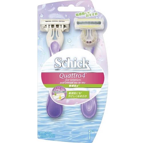 Quattro 4 Disposable for Women Sensitive Skin 2 Bottles