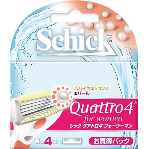 Schick 舒適牌 Quattro的4四個女人刀片4 CO-ON