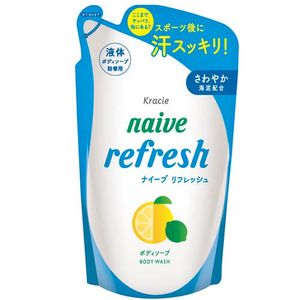 Naive refresh body soap Umidorotsumekawa