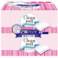 Cotton lab clean puff 80 sheets × 2-pack